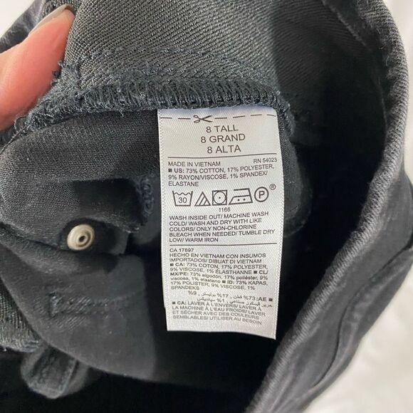 Old Navy Rockstar Mid Rise Black Leggings - Picture 4 of 7